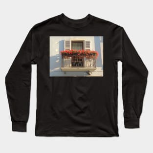 The Geranium Window Long Sleeve T-Shirt